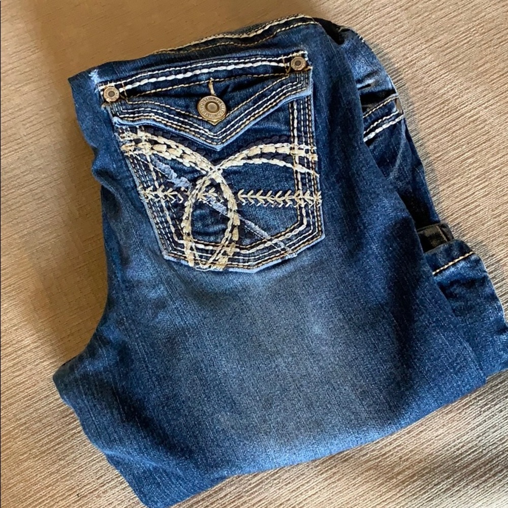 Maternity bootcut jeans